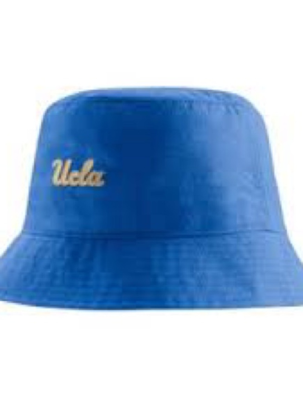 Nike UCLA Blue Bucket Hat with Gold Script Logo NWT Sz Sm